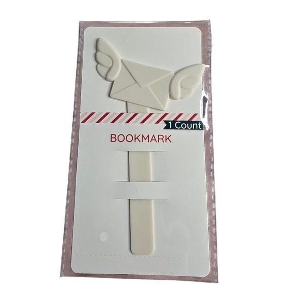 Cute Novelty Bookmarks Set Flamingo Flying Envelope Clouds Peace Sign - Picture 4 of 10